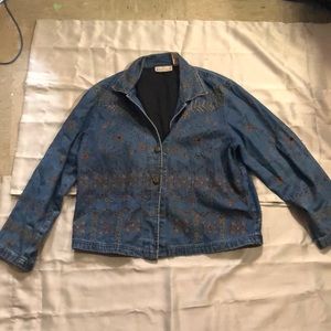 Dark Demi jacket with beading